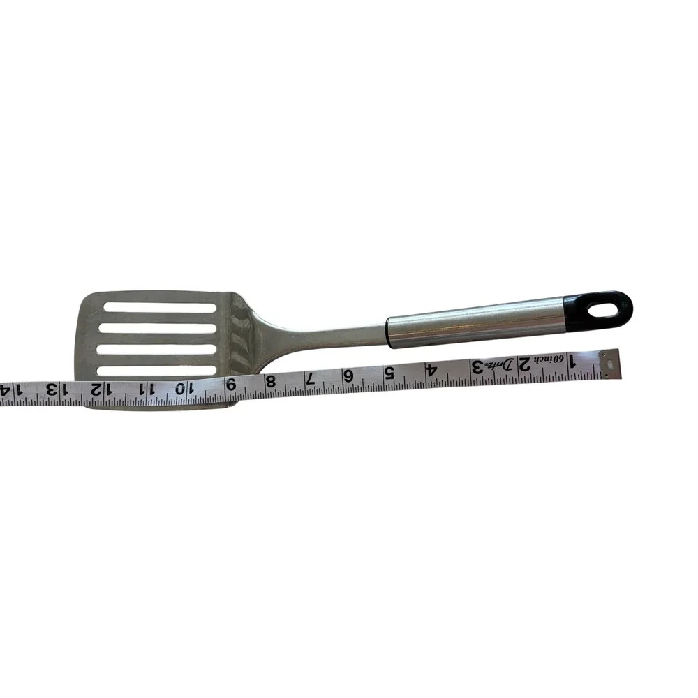 Ultrex Stainless Steel Slotted Turner Spatula 18-10 Silver Kitchen Utensil 12.5